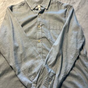 Men's Blue Button-Down Shirt